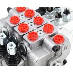 SD6 Manual 3 Spool Sectional Directional Valve, 15.8 GPM, with Micro Switch 7