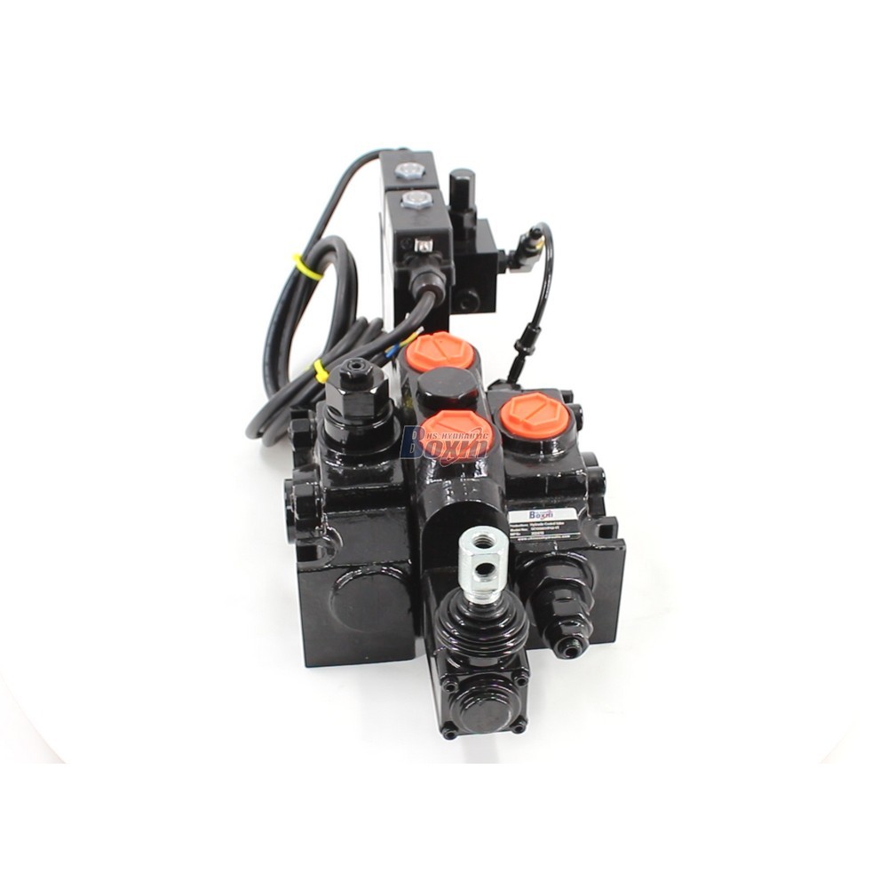 Válvula direccional seccional electrohidráulica de 1 carrete de 52 GPM personalizable (DCV200-FB) | Servicios de marca propia y fabricación
