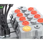 HSDLS180 Series Manual 4-Spool Sectional Directional Valve, 42.2 GPM, Integrated Electric Unloading 4