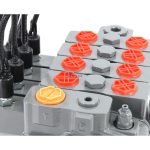 Versatile 4-Spool Manual Hydraulic Sectional Valve with Electric Unloading for System Control (42.2 GPM) 4