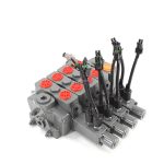 Versatile 4-Spool Manual Hydraulic Sectional Valve with Electric Unloading for System Control (42.2 GPM) 1