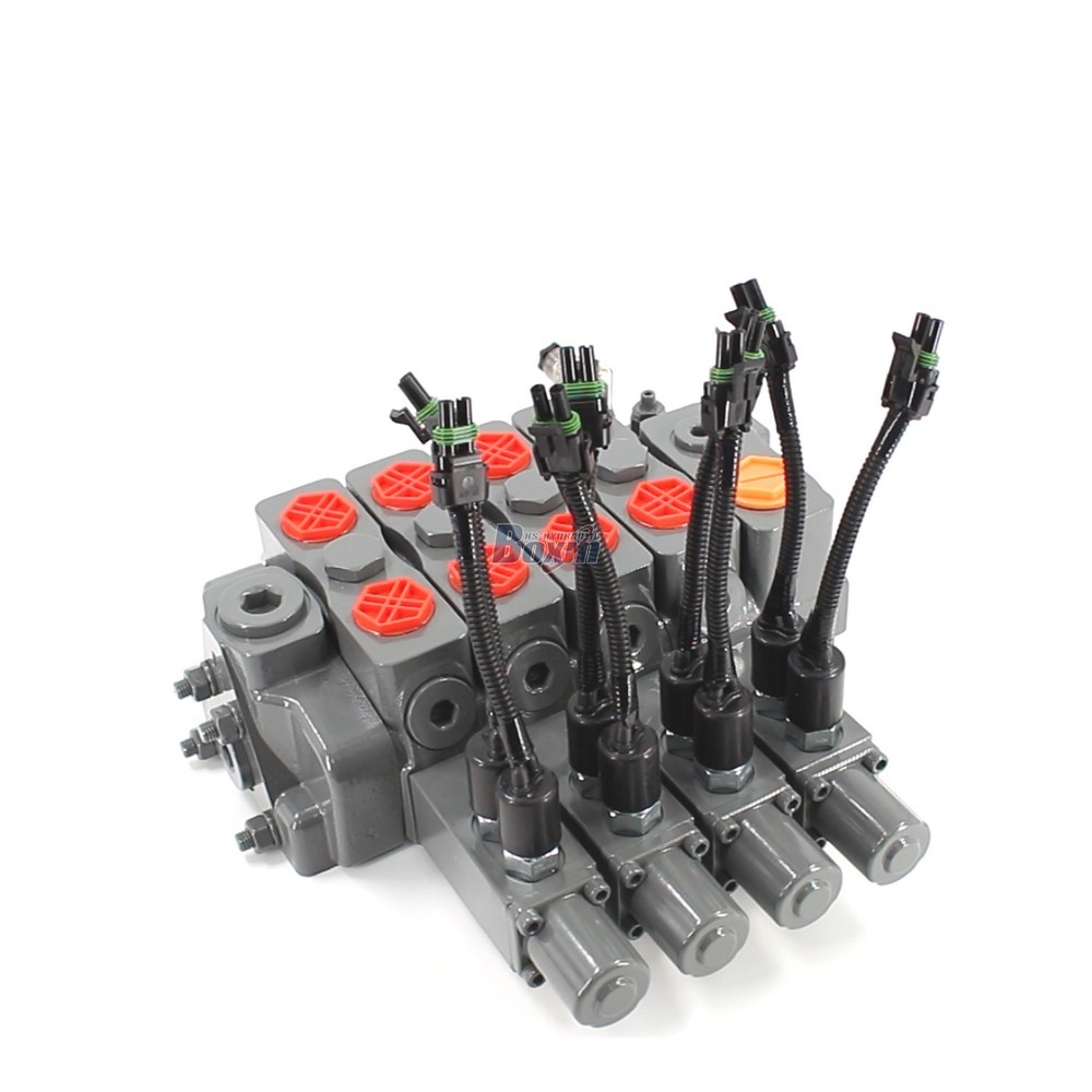 HSDLS180 Series Manual 4-Spool Sectional Directional Valve, 42.2 GPM, Integrated Electric Unloading