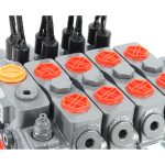 Versatile 4-Spool Manual Hydraulic Sectional Valve with Electric Unloading for System Control (42.2 GPM) 5