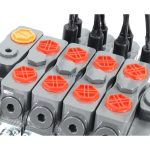 Versatile 4-Spool Manual Hydraulic Sectional Valve with Electric Unloading for System Control (42.2 GPM) 6