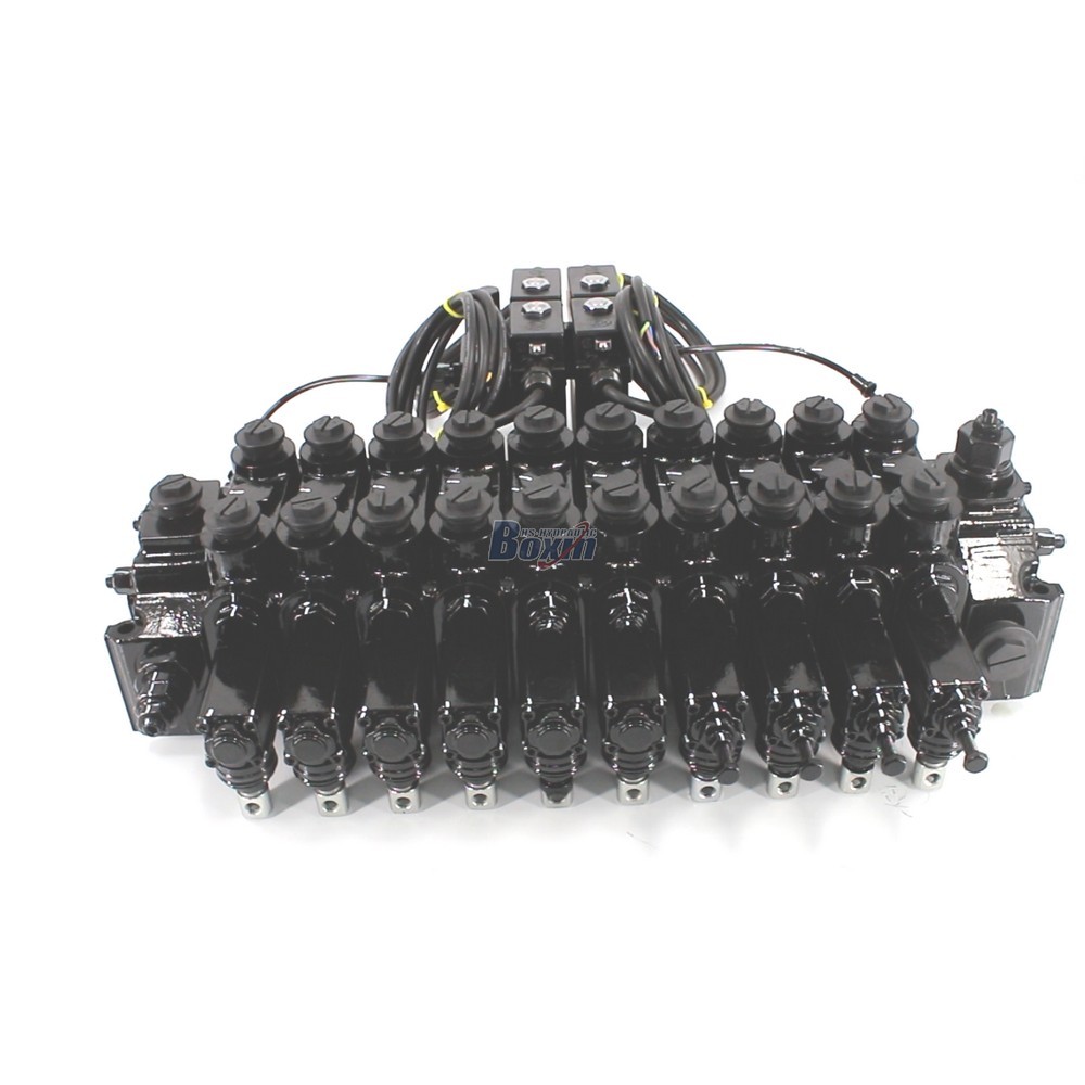 Sectional Directional Valve DCV150-10-NPT: Manual & Electro-hydraulic, 10 Spool, 39.6 GPM