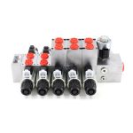 Sectional Electric Proportional Directional Control Valve 10.5 GPM 5 Spool DCV56 1