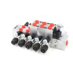 Hydraulic 10.5 GPM Electric Proportional 5 Spool Sectional Directional Valve 1
