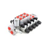 Global Supply: 5 Spool Electric Proportional Sectional Directional Valves 10.5 GPM DCV56 1